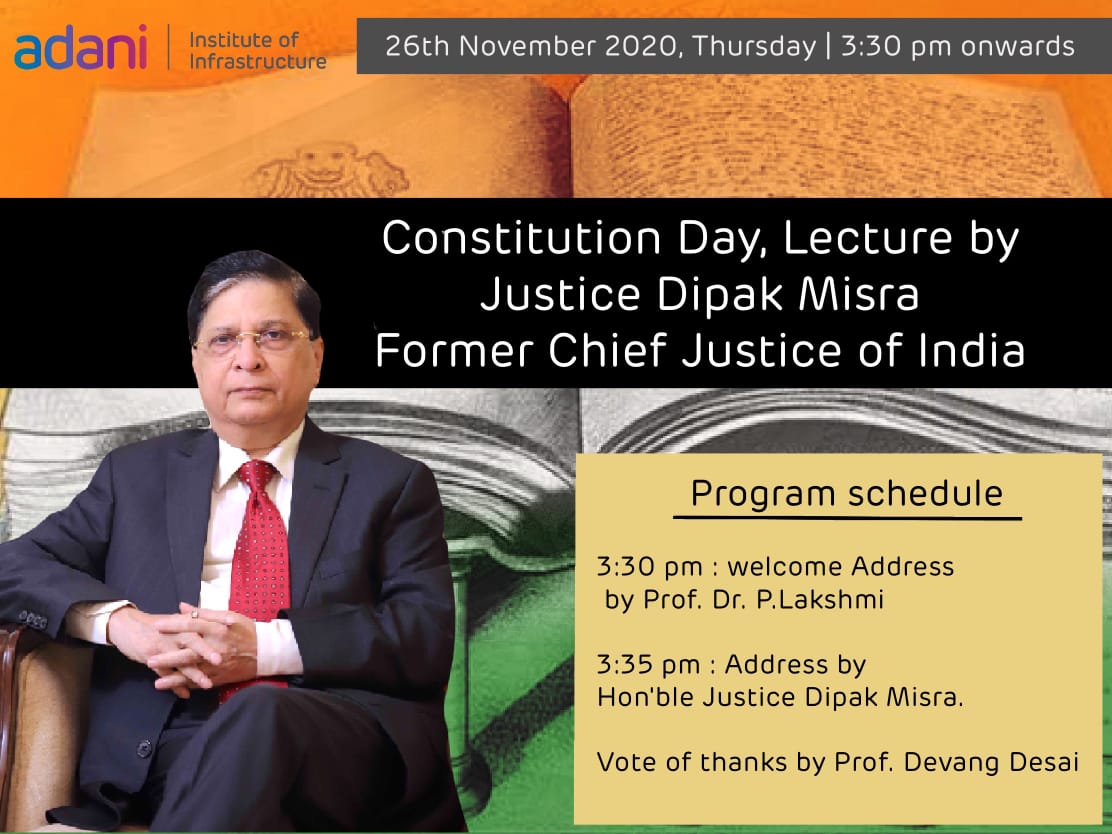A Talk on Constitution Day by Justice Dipak Misra, Former Chief Justice of India